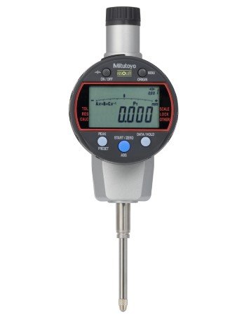 Mitutoyo 543-590B-10 | Digital Indicator | Series 543 | Type Calculation ID-C | Hysteresis 0.002 mm | Repeatability 0.002 mm | Range 25.4 mm | Diameter 8 mm | Weight 190 g - generaltechuae