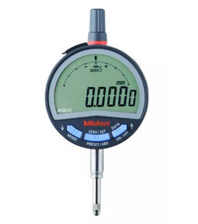 Mitutoyo 543-702 | Digital Indicator ID-C | Series 543 | Type ASME/ANSI | Digital Step 0.00002 Inch | Hysteresis 0.00008 Inch | Range 0.5 Inch | Diameter 9.52 mm | Weight 195 g
