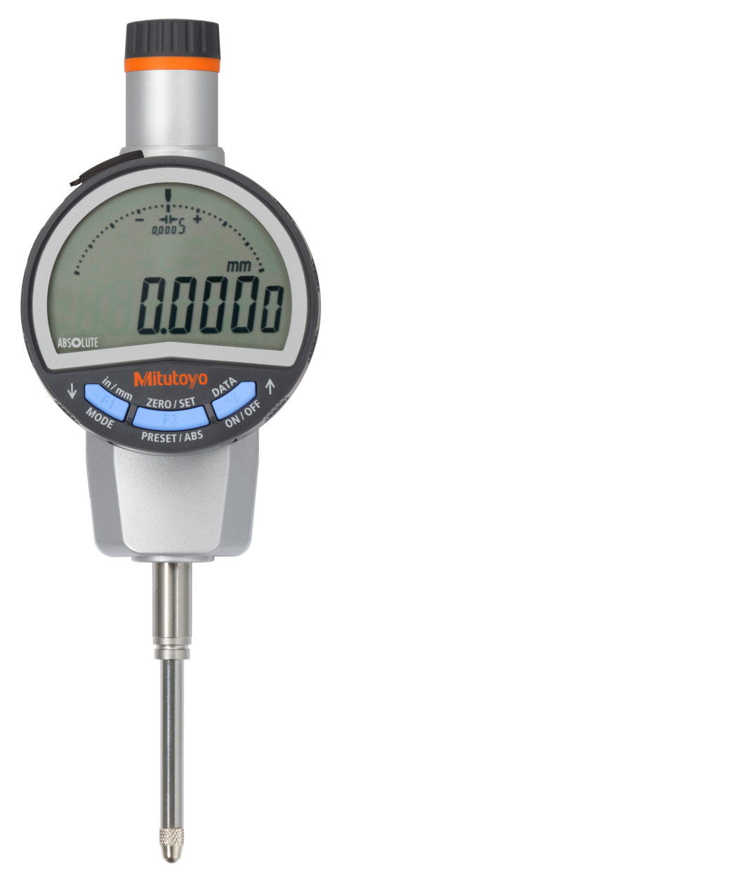 Mitutoyo 543-721B | Digital Indicator ID-C | Inch/Metric | Range  1" | Resolution  0.00002" |  Flat Back Plate