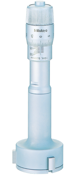 Mitutoyo 368-775, 3-Holtest (Type II) Three-Point Bore Micrometer Economy Type, Range 125 - 150 mm, Graduation 0.005 mm
