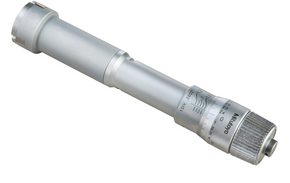 Mitutoyo 368-867, 3-Holtest (Type II) Three-Point Bore Micrometer Economy Type, Range 1 - 1.2", Graduation .0002"