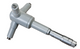 Mitutoyo 368-877, 3-Holtest (Type II) Three-Point Bore Micrometer Economy Type, Range 7 - 8", Graduation.0002"