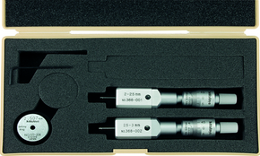 Mitutoyo 368-906 2-Point Internal Micrometer Holtest Set 2-3mm (2 pcs.)
