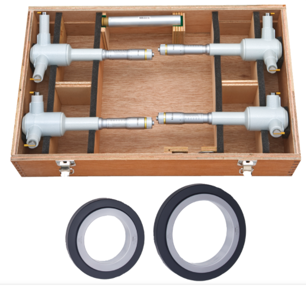 Mitutoyo 368-915 3-Point Internal Micrometer Holtest Set 100-200mm (4 pcs.)