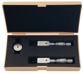 Mitutoyo 368-926 3-Point Internal Micrometer Holtest Set 0.08-0.12" (2 pcs.)