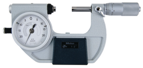 Mitutoyo 510-132 Indicating Micrometer with Button Left 1-2"