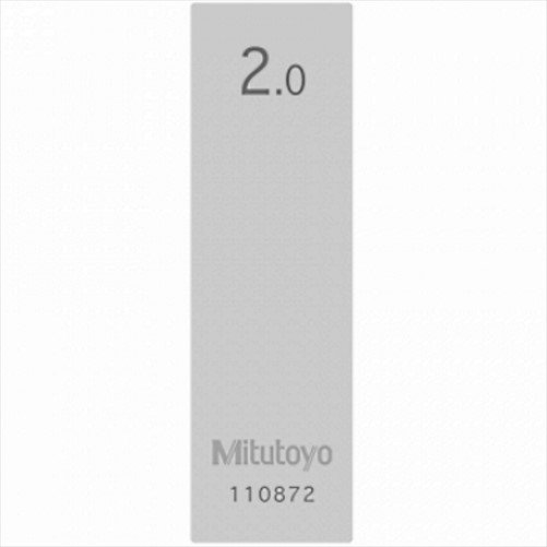 Mitutoyo 611612-131 | Gauge Block | Material Steel | Grade 1 | Size 2 mm - generaltechuae