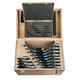 Mitutoyo 103-914-50 | Outside Micrometer Set | Ratchet Stop | 0-300mm Range, 0.01mm Graduation (12 Piece Set)