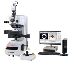 Mitutoyo 810-409-11-DSET1 | Fully Automatic Micro Vickers Hardness Testing Machine | HM-220 D-Type Set | Operation Temperature 5 to 40°C | Vibration Frequency 5Hz or lower | Mass 53 kg