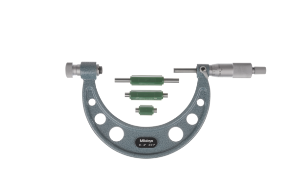 Mitutoyo 104-149 | Interchangeable Anvil Micrometer | Range 0 - 4 inches | Graduation 0.001" - generaltechuae
