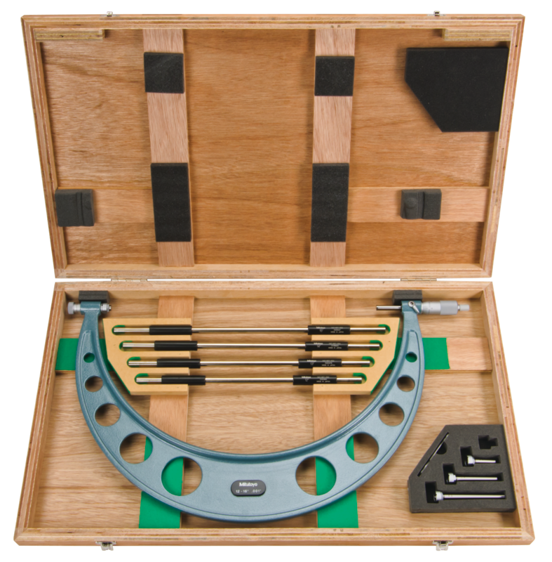 Mitutoyo 104-152 | Interchangeable Anvil Micrometer | Range12 - 16 inches | Graduation 0.001" - generaltechuae