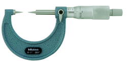 Mitutoyo 112-191 Point Micrometer with Carbide Tip 2-3", 15° Tip - generaltechuae