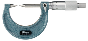 Mitutoyo 112-237 Point Micrometer with Carbide Tip 0-1", 30° Tip - generaltechuae