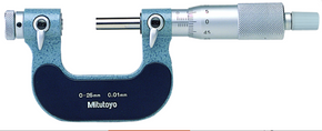 Mitutoyo 126-127 Screw Thread Micrometer Interchangeable Tips, 50-75mm