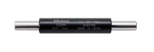 Mitutoyo 167-104 | Micrometer Setting Standard | Series 167 | Accuracy ±3 µm | Length 100mm