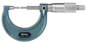 Mitutoyo 111-115 Spline Micrometer 0-25mm, 3mm Measuring Face