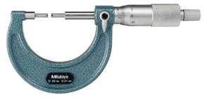 Mitutoyo 111-117 Spline Micrometer 50-75mm, 3mm Measuring Face
