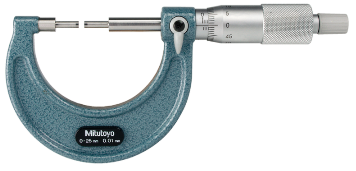 Mitutoyo 111-118 Spline Micrometer 75-100mm, 3mm Measuring Face