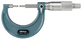 Mitutoyo 111-119 Spline Micrometer 100-125mm, 3mm Measuring Face