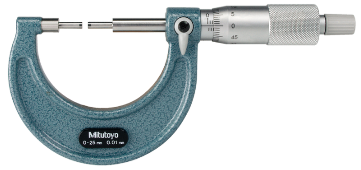 Mitutoyo 111-120 Spline Micrometer 125-150mm, 3mm Measuring Face