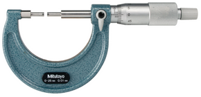 Mitutoyo 111-215 Spline Micrometer 0-25mm, 2mm Measuring Face