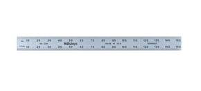 Mitutoyo 182-206 | Steel Rule | Fully-Flexible Rule | Series 182 | Metric or Inch | Accuracy ±0.006 inch | Width 0.5 inch | Range 150mm or 6 inch