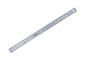 Mitutoyo 182-303 | Steel Rule | Semi-Flexible Rule | Series 182 | Inch or Metric | Accuracy ±0.006 inch or ±0.15 mm | Width 0.625 inch | Range 0 to 8 inch