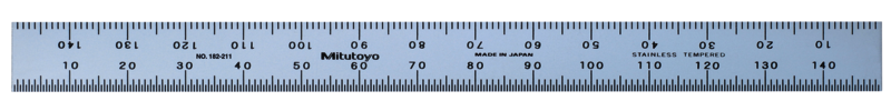 Mitutoyo 600mm Metric Steel Rule - generaltechuae