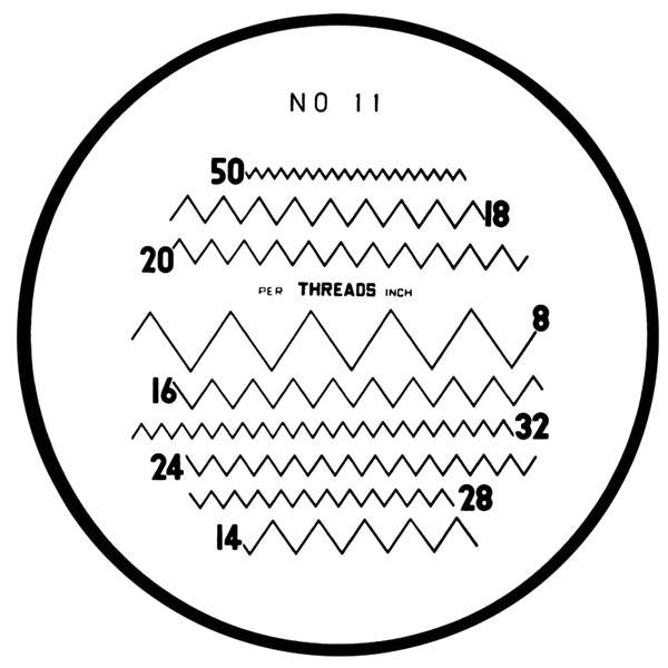 Mitutoyo 183-112 | Reticle | No.11 | For Pocket Comparator | Series 183