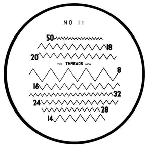 Mitutoyo 183-112 | Reticle | No.11 | For Pocket Comparator | Series 183