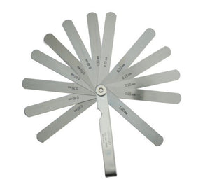 Mitutoyo 184-305S | Thickness or Feeler Gauge | Series 184 | Number of Leaves 13 | Blade Length 100 mm | Range 0.05 to 1 mm