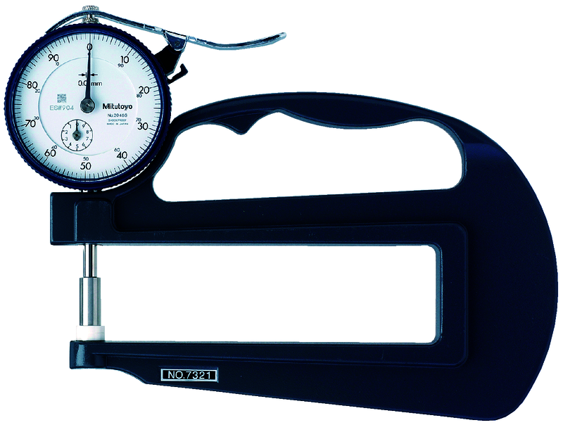 Mitutoyo  7323 Dial Indicator Thickness Gauge 0-20mm, 0.01mm, 120mm Throat - generaltechuae