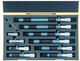 Mitutoyo 133-902 Tubular Inside Micrometer Set 50-300mm, (10 pcs.)