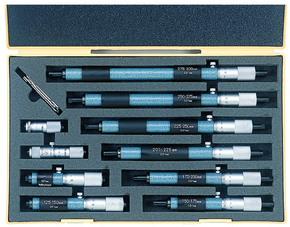Mitutoyo 133-904 Tubular Inside Micrometer Set 2-12" (10 pcs.)