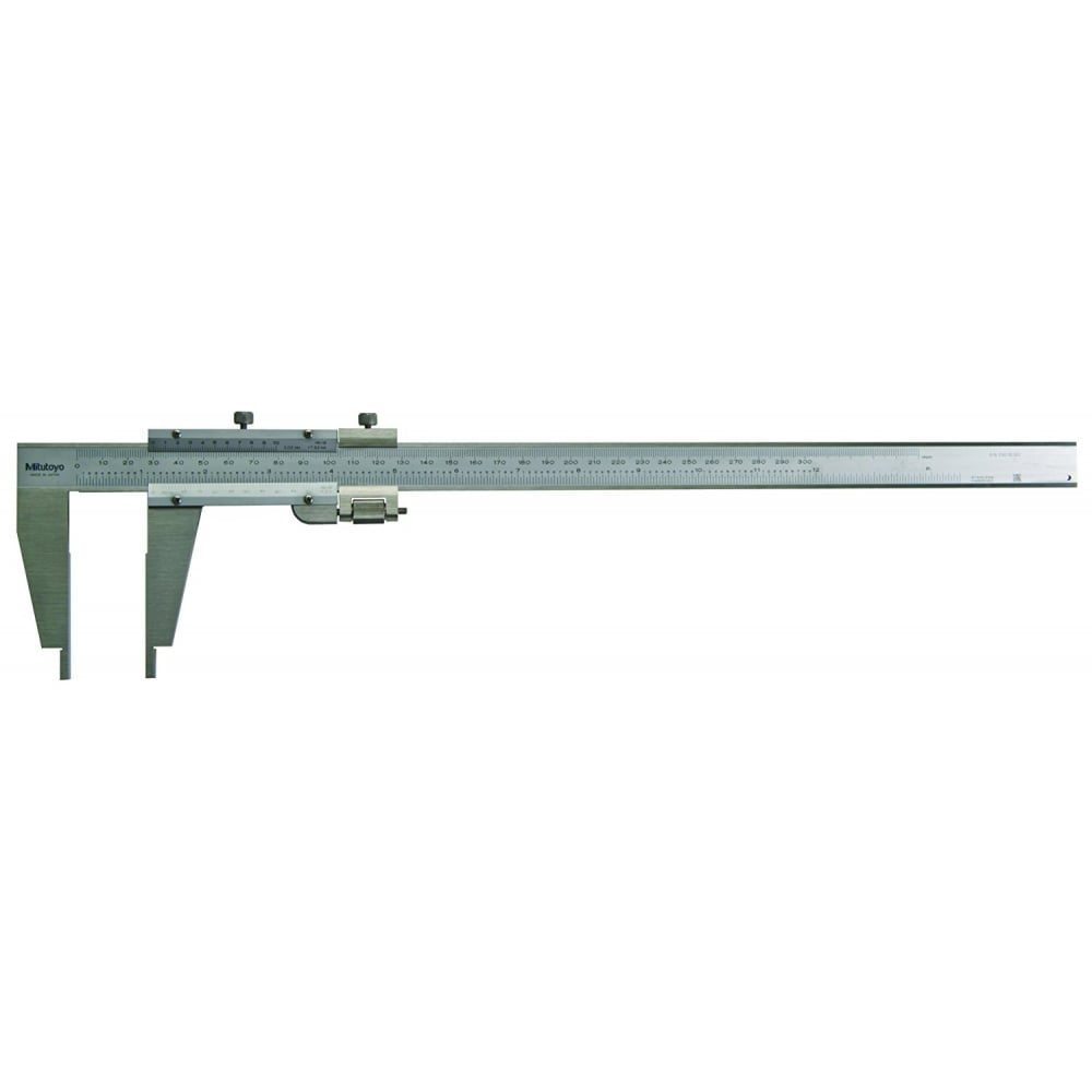 Mitutoyo 160-125 Nib Jaw Fine Adjustment Vernier Caliper 0-300mm / 0-12", Graduation 0.02 mm / .001"