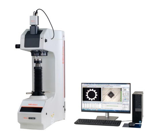 Mitutoyo 810-443-11-BSET | Semi Automatic Vickers Hardness Testing Machine | HV-110 B-Type Set | Operation Temperature 5 to 40°C | Vibration Frequency 10Hz or Lower | Mass 59.1 kg