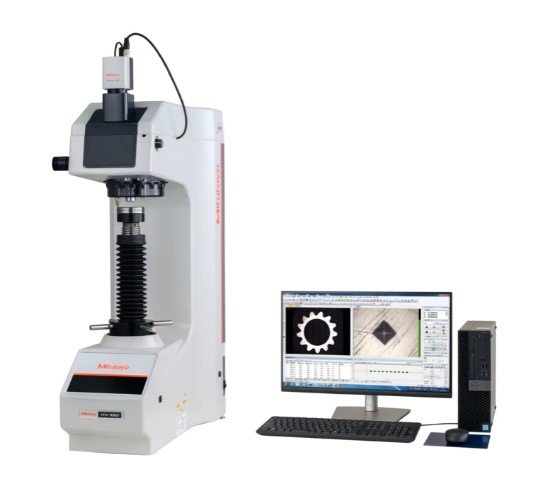 Mitutoyo 810-443-11-CSET | Automatic Vickers Hardness Testing Machine | HV-110 C-Type Set | Operation Temperature 5 to 40°C | Vibration Frequency 10Hz or Lower | Mass 70.9 kg