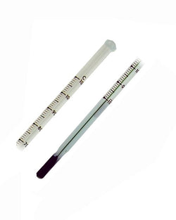 Brannan 46/323/5 | Initial Brand Laboratory Thermometer | -10 to +110 °C, 200 mm, green filling, 76 mm immersion - generaltechuae