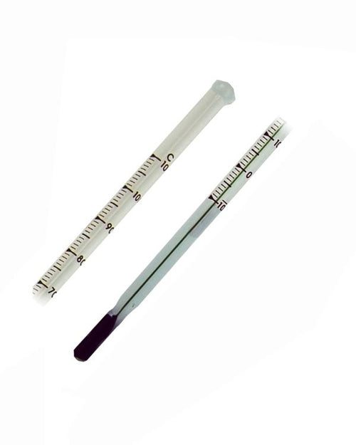 Brannan 46/603/5 | Initial Uncalibrated Lab Thermometer | covers -10 to +110 °C, 305 mm, green filling - generaltechuae