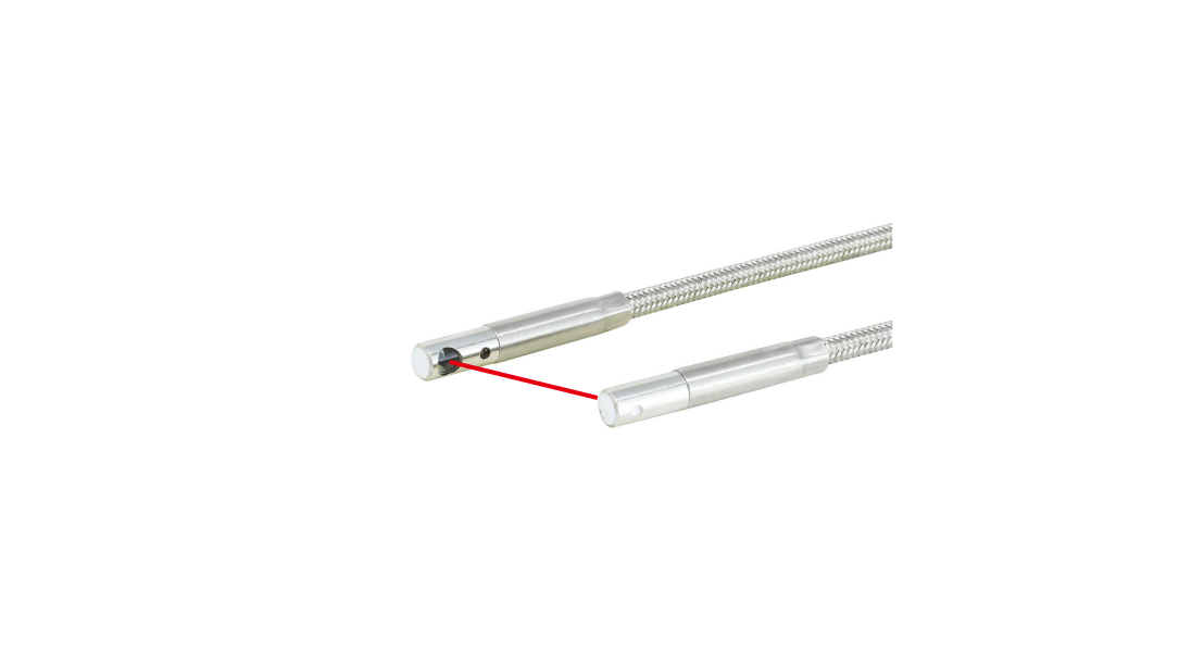 OPTEX FA NF-TH15 | Heat-Resistant Through-Beam Fibre Optic Cable | ø4, Joint Type, Lens Attachable