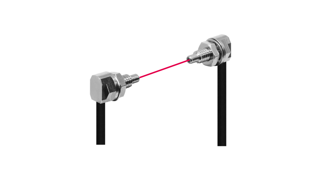OPTEX FA NF-TR4F | Through-Beam Fibre Optic Cable | M4, Nut type, Free-cut