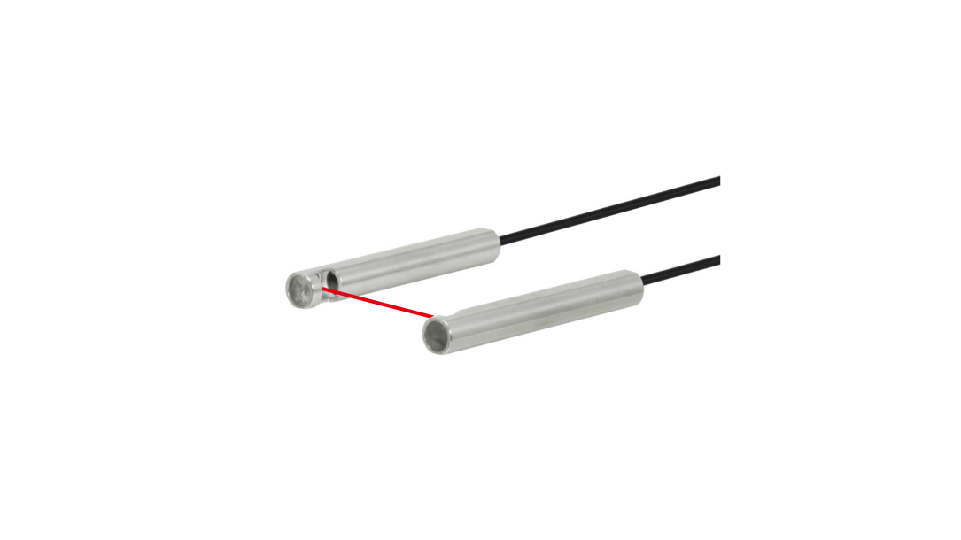 OPTEX FA NF-TS22M | Heat-Resistant Through-Beam Fibre Optic Cable | ø4, Free-Cut