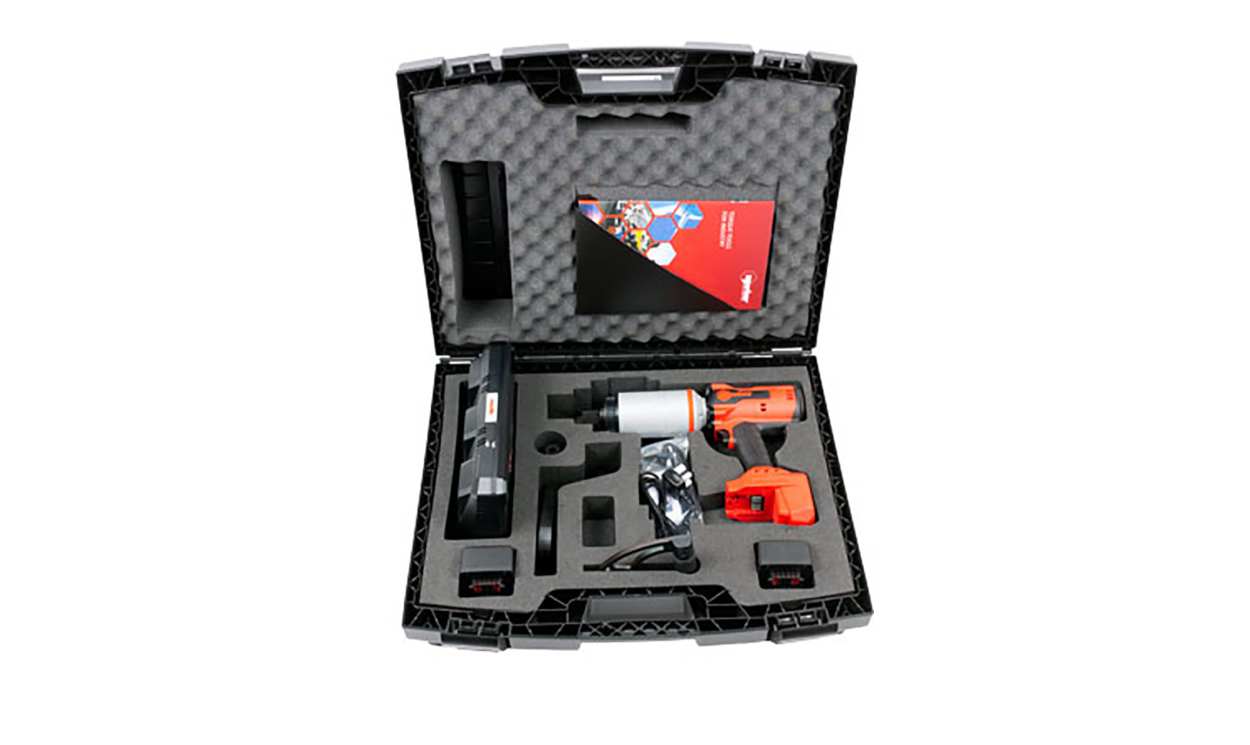Norbar 180565 Torque Tools EBT-72-2700 Auto 2 Speed Cordless Torque Wrench, 400Nm- 2700Nm, 1 in Drive, 2 Type G - British 3-pin