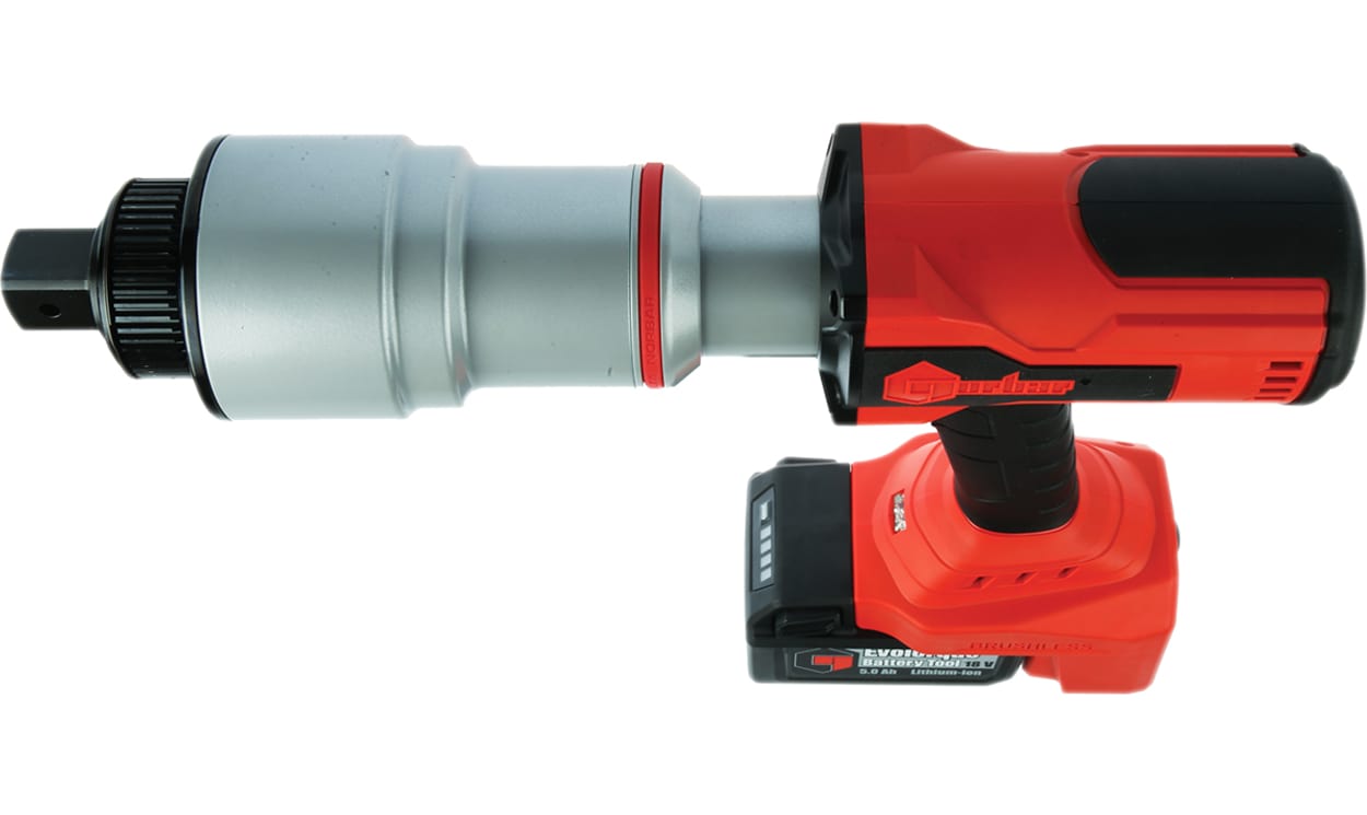 Norbar 180661 Torque Tools EBT-92-4000 Auto 2 Speed Cordless Torque Wrench, 800Nm- 4000Nm, 1 in Drive, 2 Type G - British 3-pin