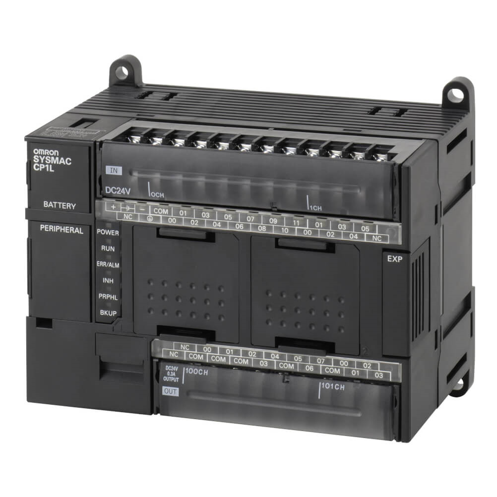 Omron CP1L-M30DT1-D, CP1L Series PLC CPU for Use with SYSMAC CP1L Series, Transistor Output, 18 (DC)-Input, DC Input