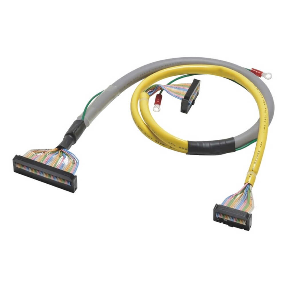 OMRON XW2Z-RO200-175-D1 | I/O connection cable, with shield connection, MIL40 to 2 x MIL20 for G70A-ZOC16-3, 0.75 m