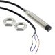 Omron E2B-M12LN08-WP-B1 2M, Inductive Threaded Barrel Proximity Sensor, M12, 8 mm Detection, PNP NO, 12 → 24 V dc
