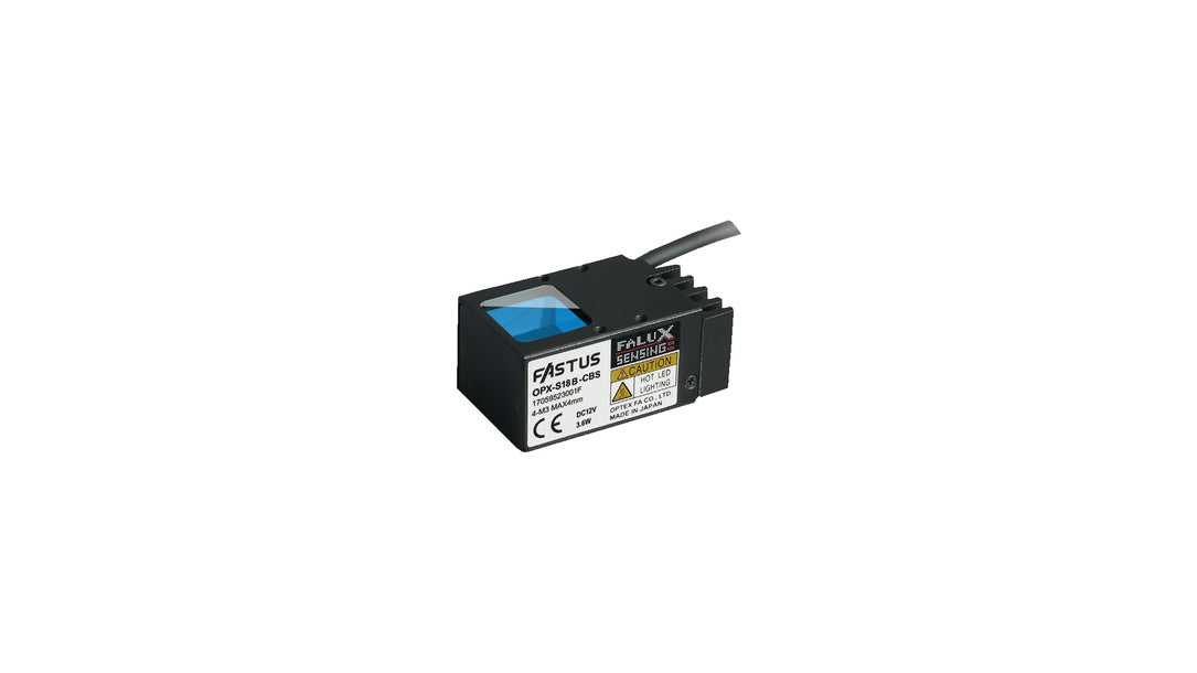 OPTEX FA OPX-S18B-CBS | Sensing Coaxial LED Light | Blue, 3.6 W, Beam Splitter