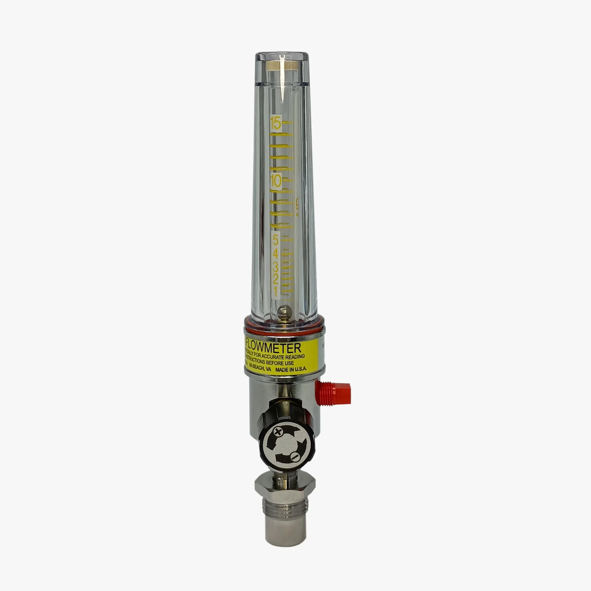 CONCOA 8052165-01-1 | 2000 Series Medical Air Flowmeter | 1-15 LPM, 1/8 in FNPT Inlet, DISS 1240