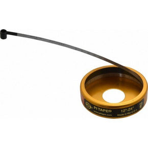 Pi tape 0.001 inch Graduation, 0.75 - 7 inch Measurement, Stainless Steel Diameter Tape Measure